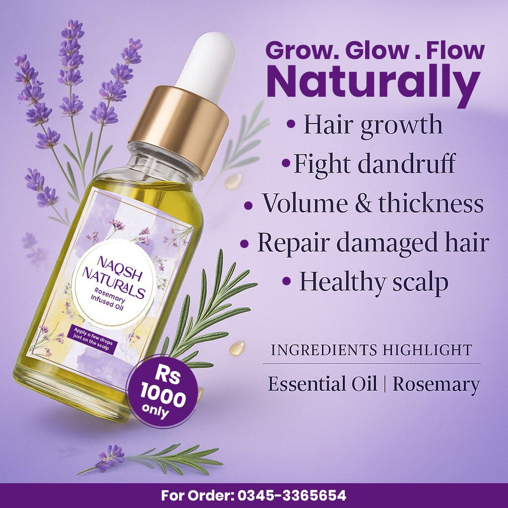 Rosemary Infused Hair Oil